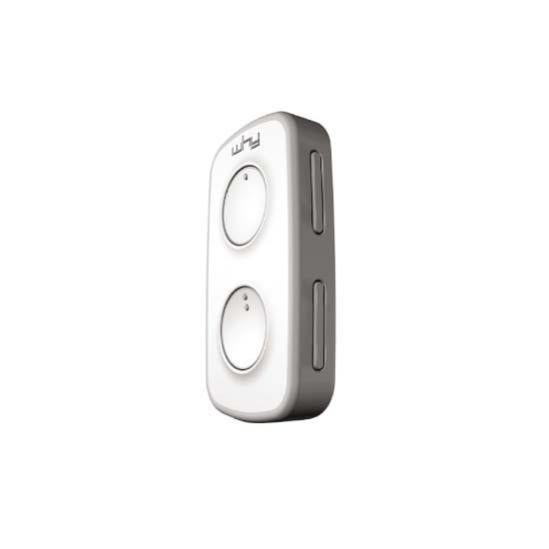 Radiocommande Universelle SICE Why Evo – Multifréquences AM/FM – 4 Touches – Grise – Pour Portails, Volets