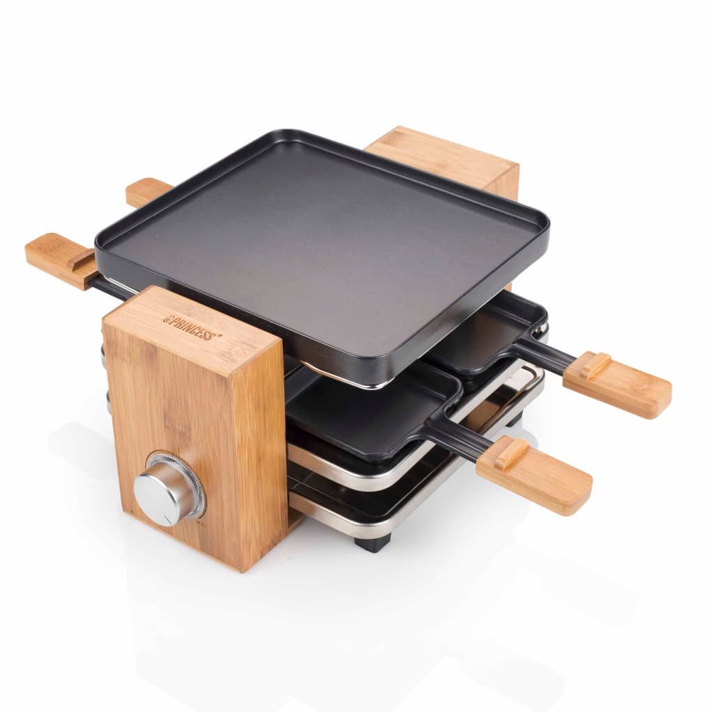 Princess Raclette con Griglia Pure 4 700 W Nero 162900