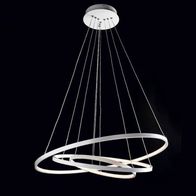 Anelli Rifinitura Luci Incasso - 4 Pezzi Bianco Opaco - Foto 1
