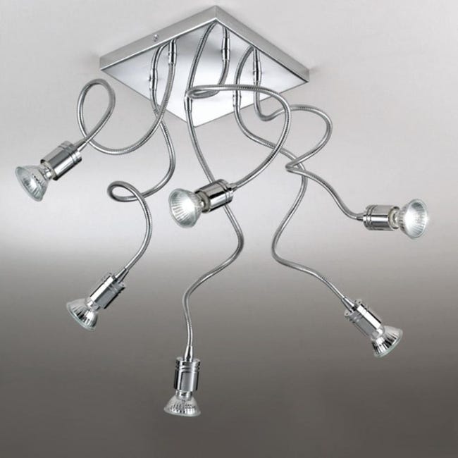 Faretto Led Gu10 Regolabile 360° - Plafoniera Moderna In Alluminio Oro Per Soffitto Faretto Soffitto Gu10 Regolabile - Foto 11