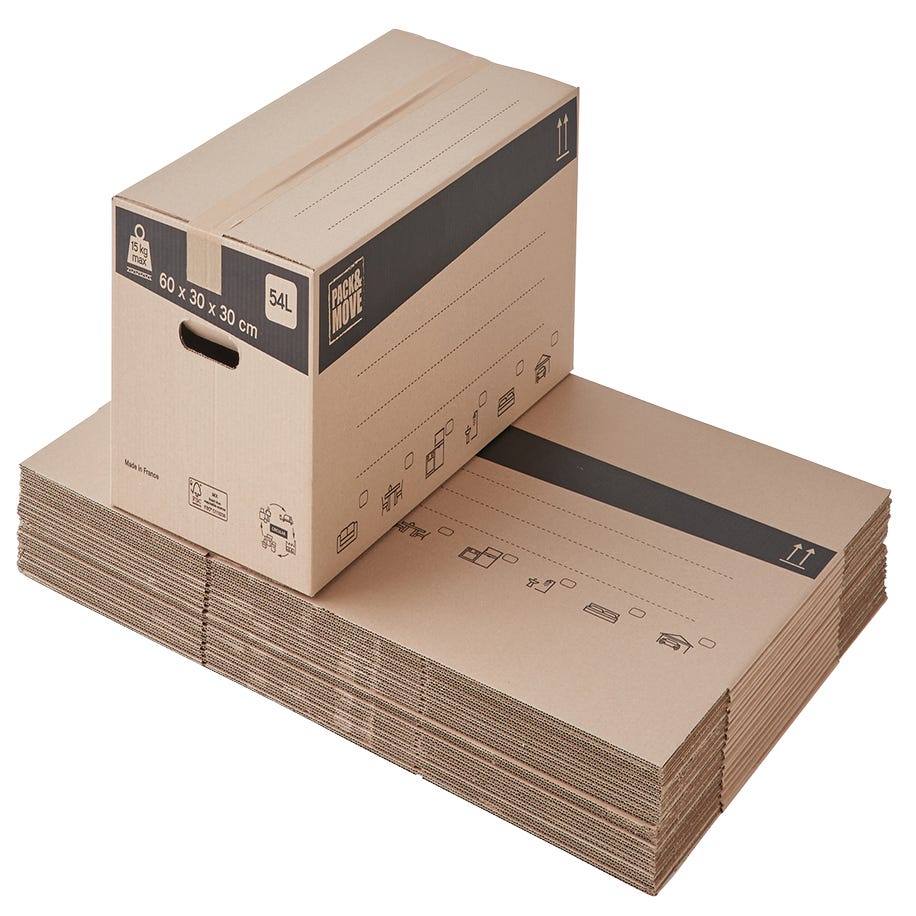  Kit de cajas de mudanza – 20 cajas de mudanza  Grande/Mediano/Pequeño Plus Supplies - Cajas de mudanza baratas : Productos  de Oficina