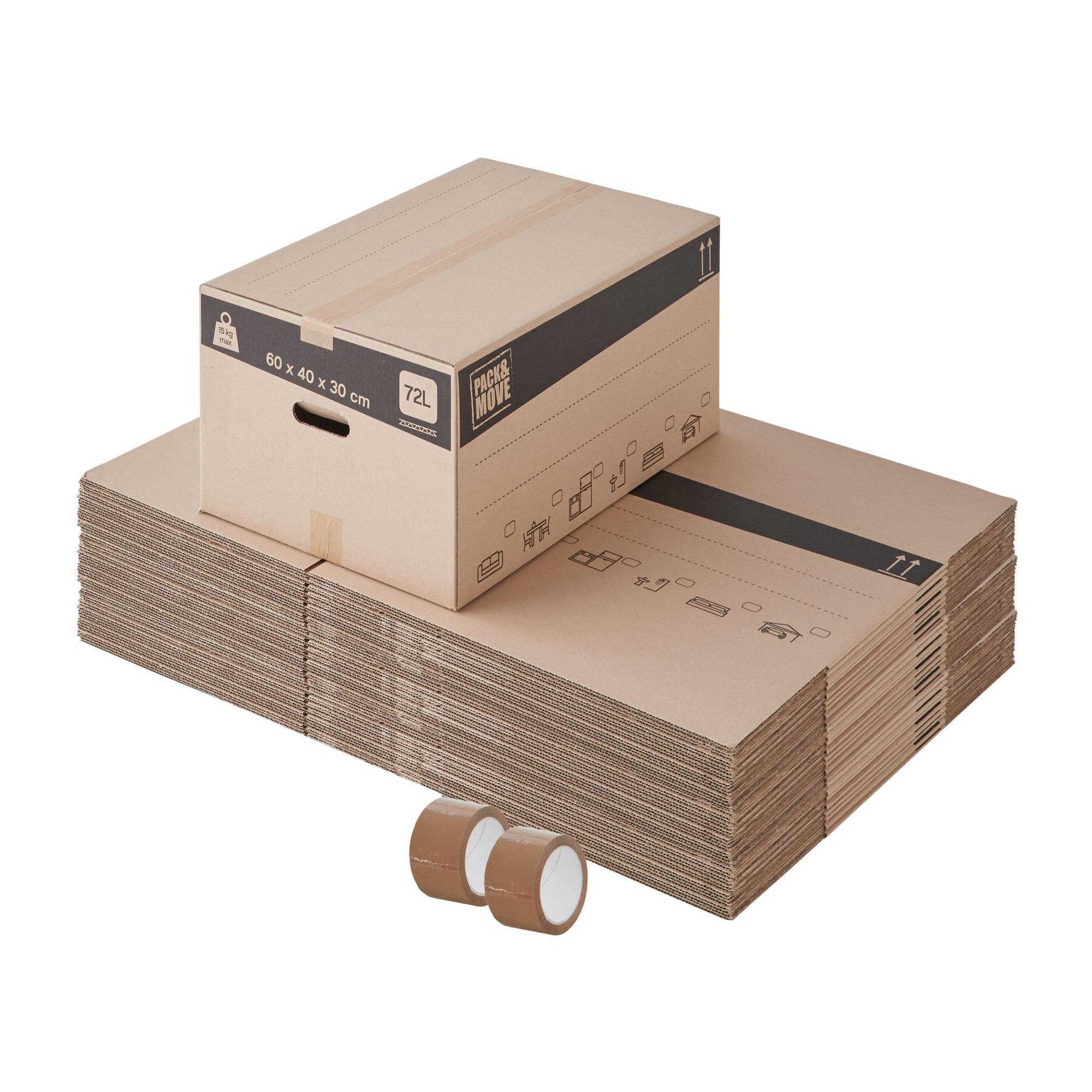 75 Cajas De Mudanza Corrugadas 7x7x7 Pulgadas - Para Envíos, Almacenamiento O Embalaje, Resistentes Y Prácticas