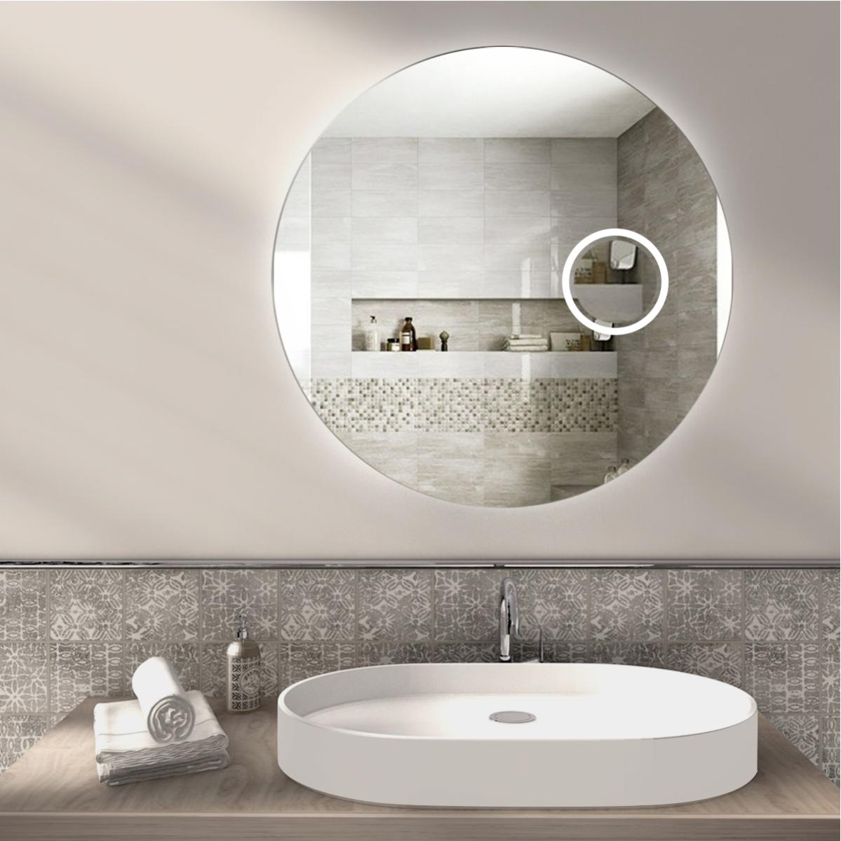 SET DI 4 SPECCHI ROTONDI DIAM 20CM 2MM - LISCIO