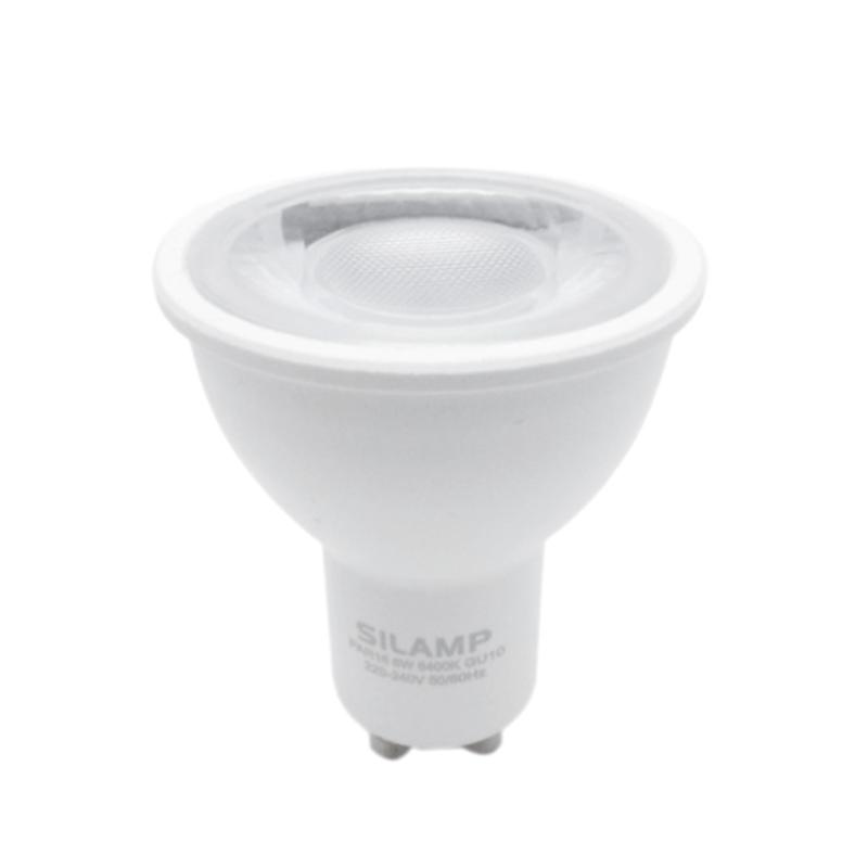 Ampoule LED GU10 Dimmable 8W 220V SMD2835 PAR16 60° (Pack de 10) - Blanc  Froid 6000K - 8000K - SILAMP
