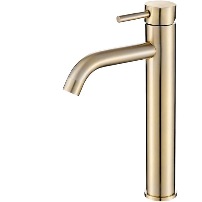 Rubinetto Vasca Monocomando Oro Spazzolato Serie Jucar | Leroy Merlin