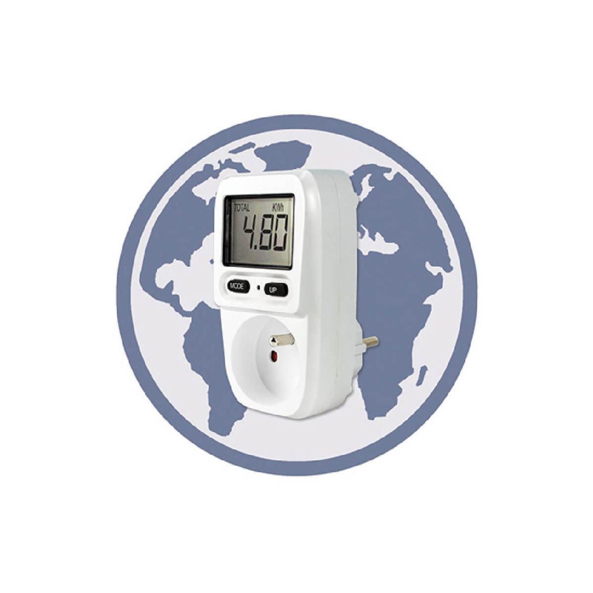 Wattmètre Prise Compteur d'Énergie Compteur De Consommation d'énergie  Contrôle