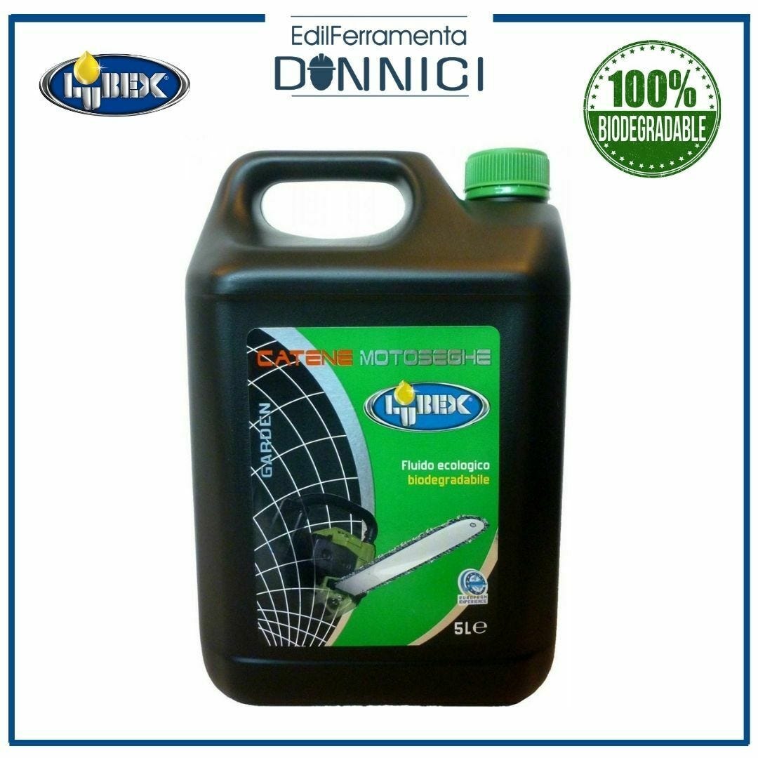 Olio per catena motosega protettivo lubrificante biodegradabile da 5 Litri