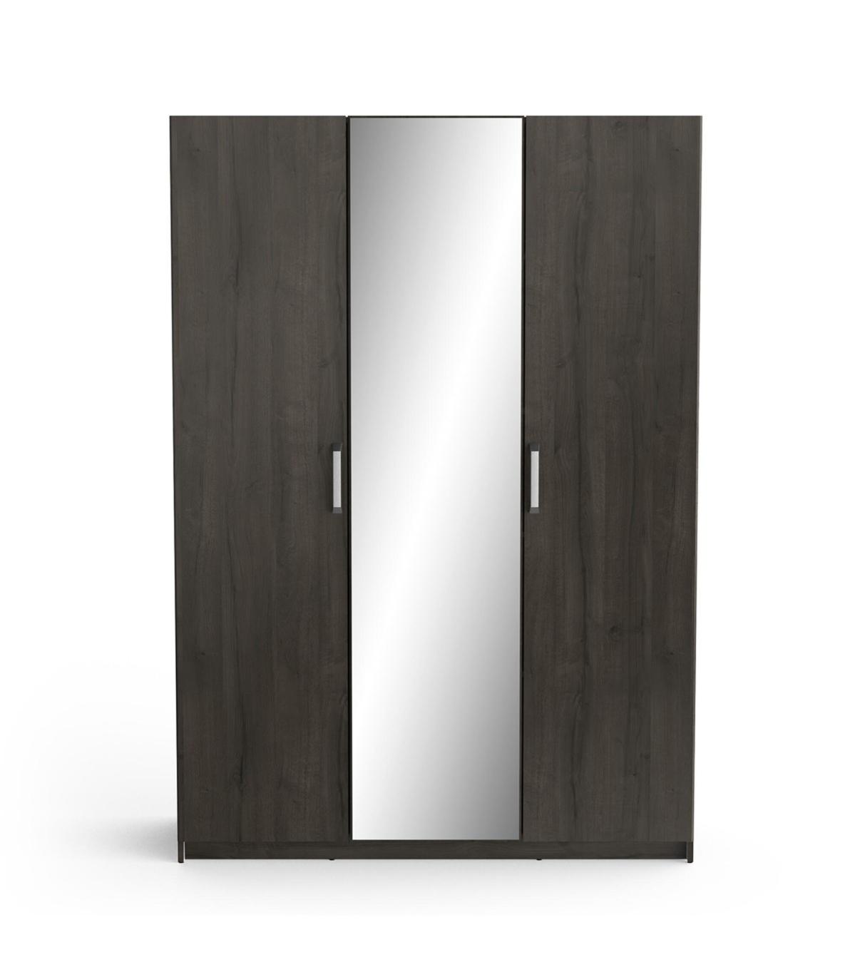 Armoire 3 Portes avec Miroir L133,5 x H191,5 cm Richmond Leroy Merlin