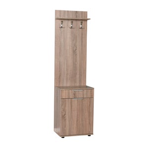 Mueble recibidor madera contrachapada roble Sonoma 97,5x37x99cm