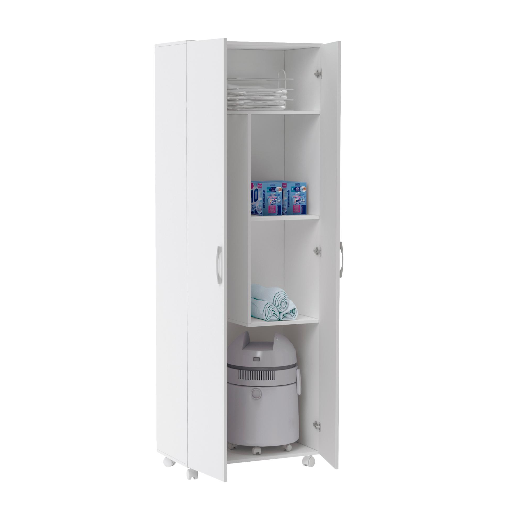 Venprodin Armoire Maison 2 Portes 183X72X35Cm Blanc Leroy Merlin