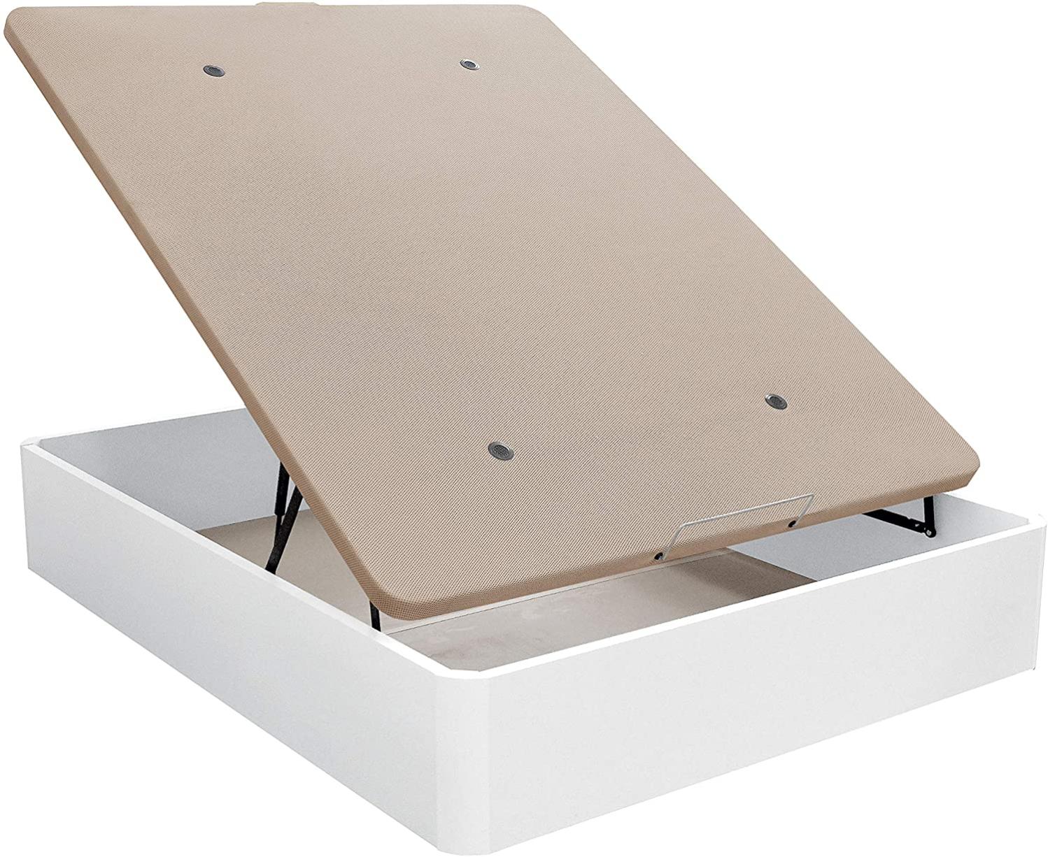 Venprodin - Telo Pieghevole Grande Capienza, Misure 90X190 Colore Bianco/Beige | Leroy Merlin
