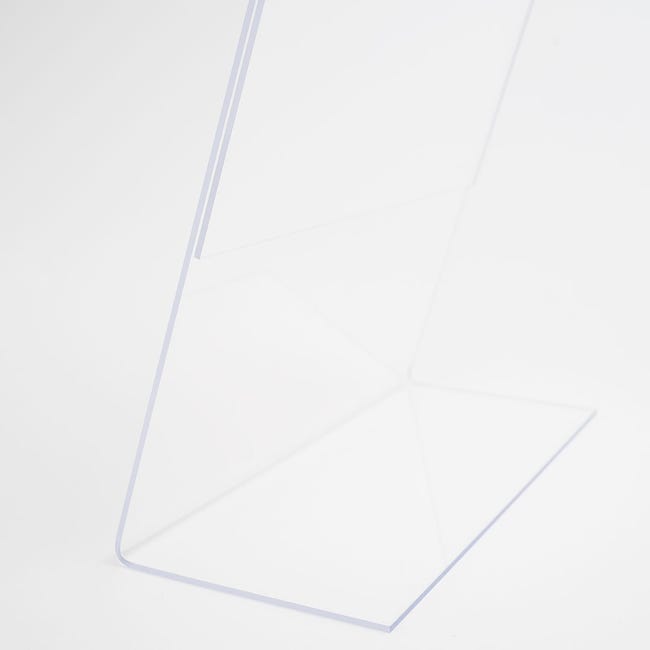 10pz Porta Menu Da Tavolo Formato A4 Verticale, Espositori In Plexiglass  Trasparente Con Base A L, Espositori Da Tavolo Portalistino Per Menu, QR  Code