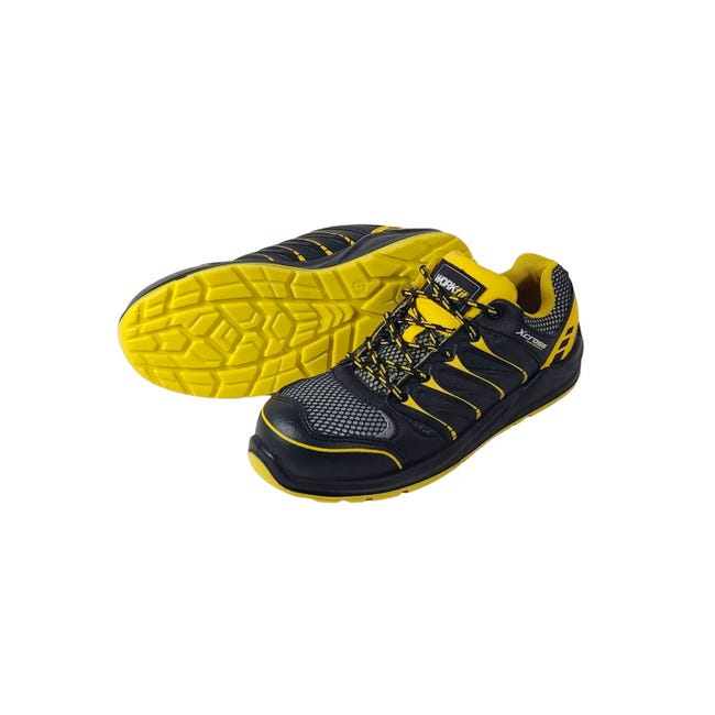 Zapato ultraligero Xcross S1P fibra de vidrio Amarillo | Leroy Merlin