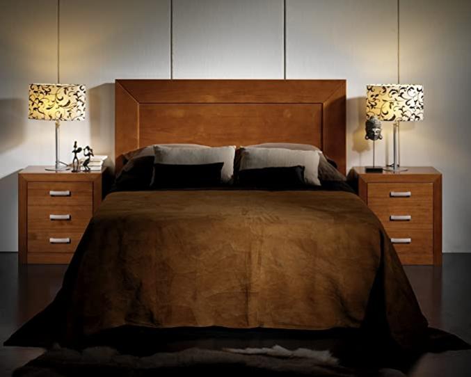 Table de nuit 3 tiroirs,pin massif , couleur cerisier , mesure 55x50x35 cm (hauteur-largeur-profondeur) - 5