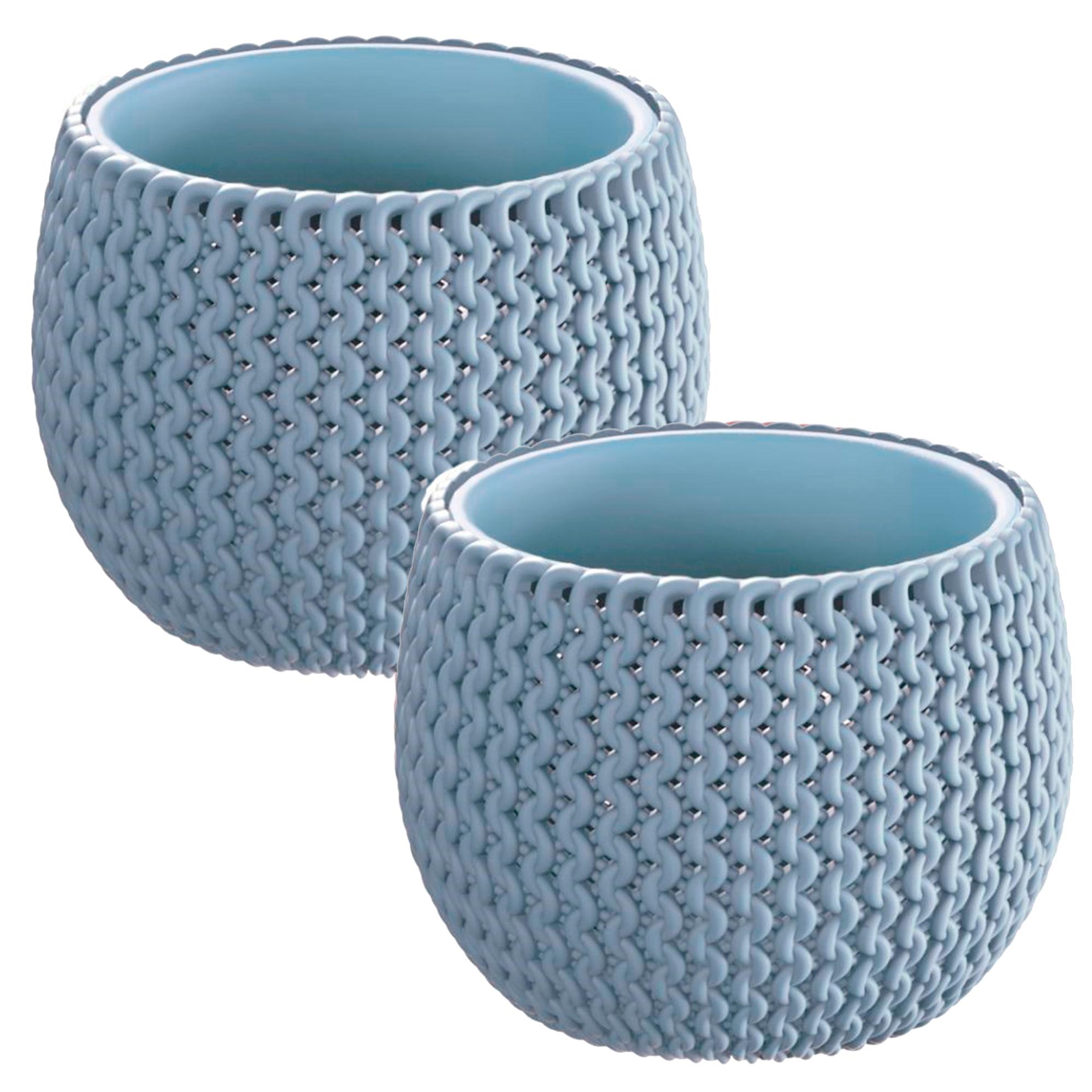 Prosperplast Splofy Vaso Per Piante In Plastica Grigio - 259 Mm - 4