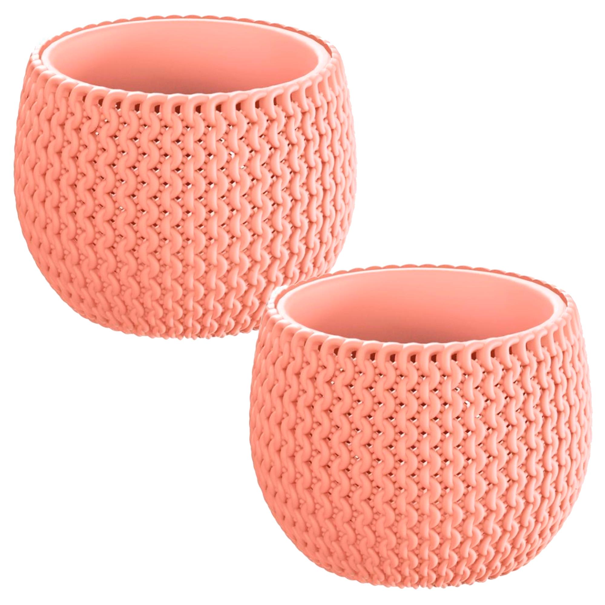 Prosperplast Fioriera rotonda in plastica Splofy Bowl con serbatoio