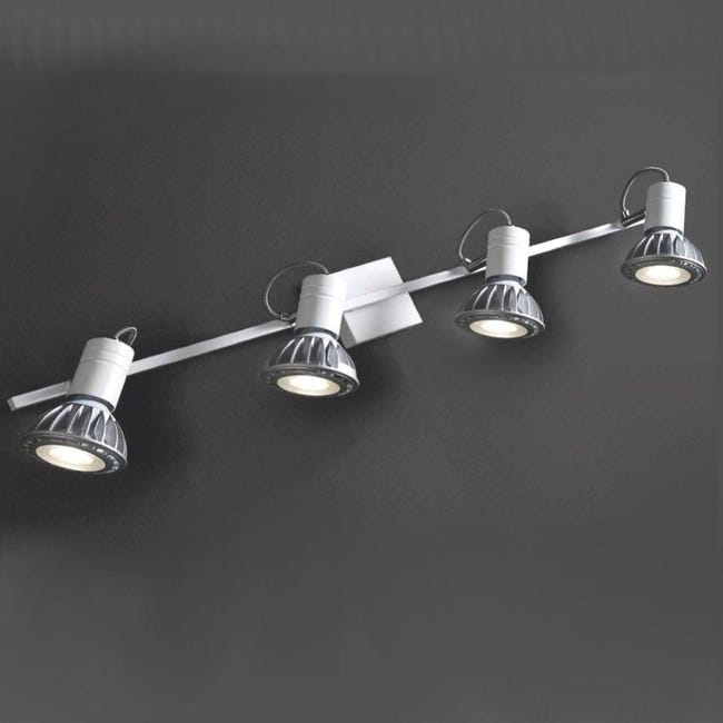 Faretto A Binario MEVA PRO 50W - Spot Orientabile GU10 Per Illuminazione Soffitto - Foto 14