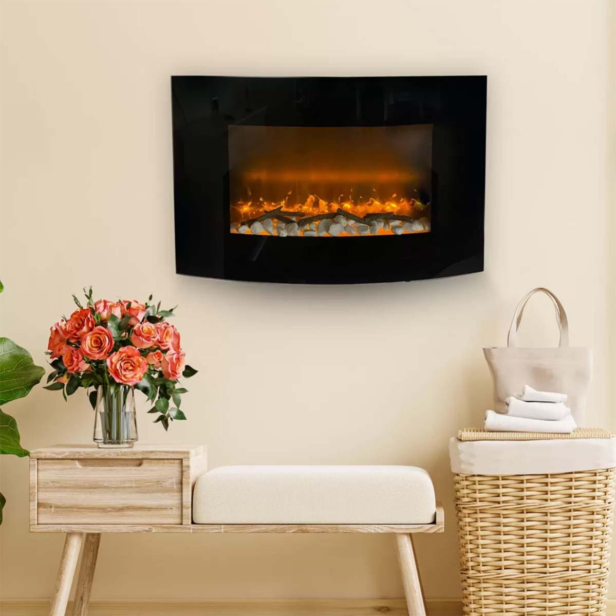 Divina Fire Foyer mural électrique San Diego Leroy Merlin