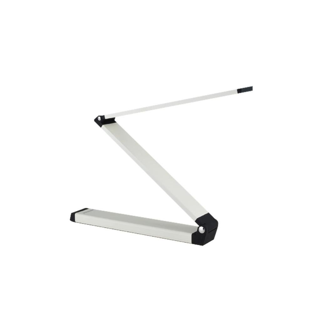 Lampada Scrivania LED Pieghevole In Alluminio – Ricarica Wireless, 5 Livelli Di Luminosità, Timer 30/60 Min, Per Studio, Ufficio E Tatuaggi