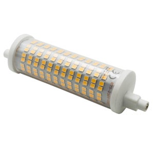 Lampadina led attacco R7S 12w cob luce lineare 118mm slim trasparente  sostituto alogena a basso consumo