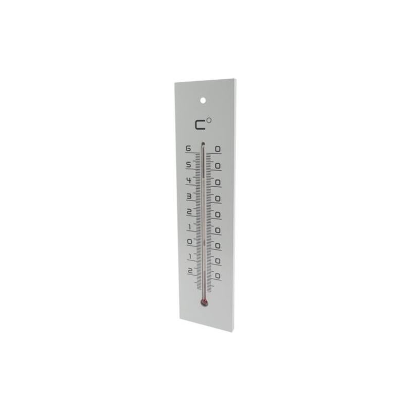Thermomètre émaillé + BOIS MASSIF 50 cm SAUGE émail véritable qualité