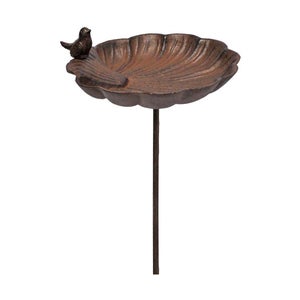 Bain d'oiseaux abreuvoir oiseaux polypropylène bronze antique