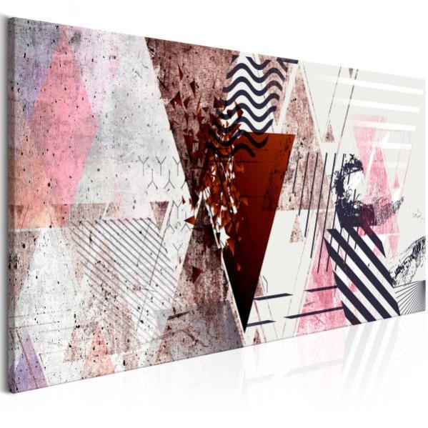 Tableau Geometric Background (1 Part) Narrow : Taille - 135 x 45 cm ...