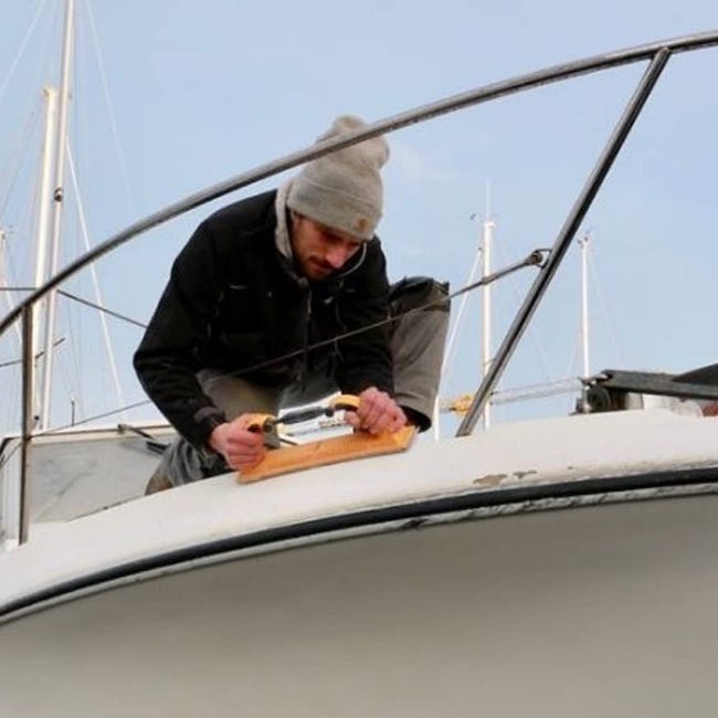 Mat de verre- fibre de verre réparation bateaux