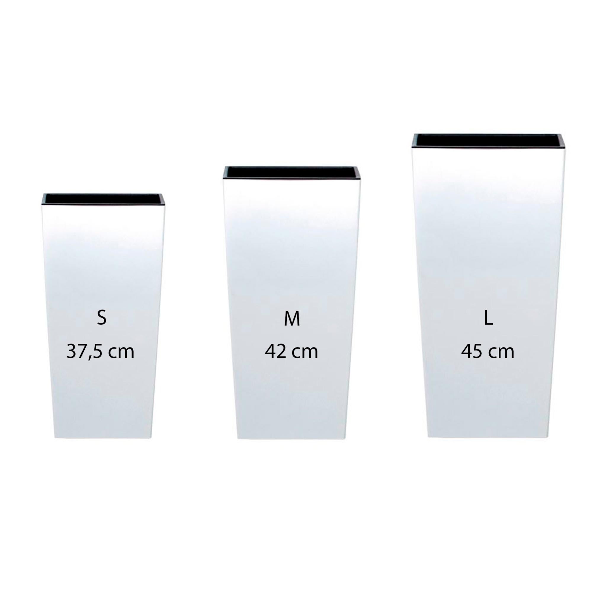 Nihenok 3 Cestini Portaoggetti In Plastica Impilabili Con Manici - 33,7x26x13,3 Cm - Nero