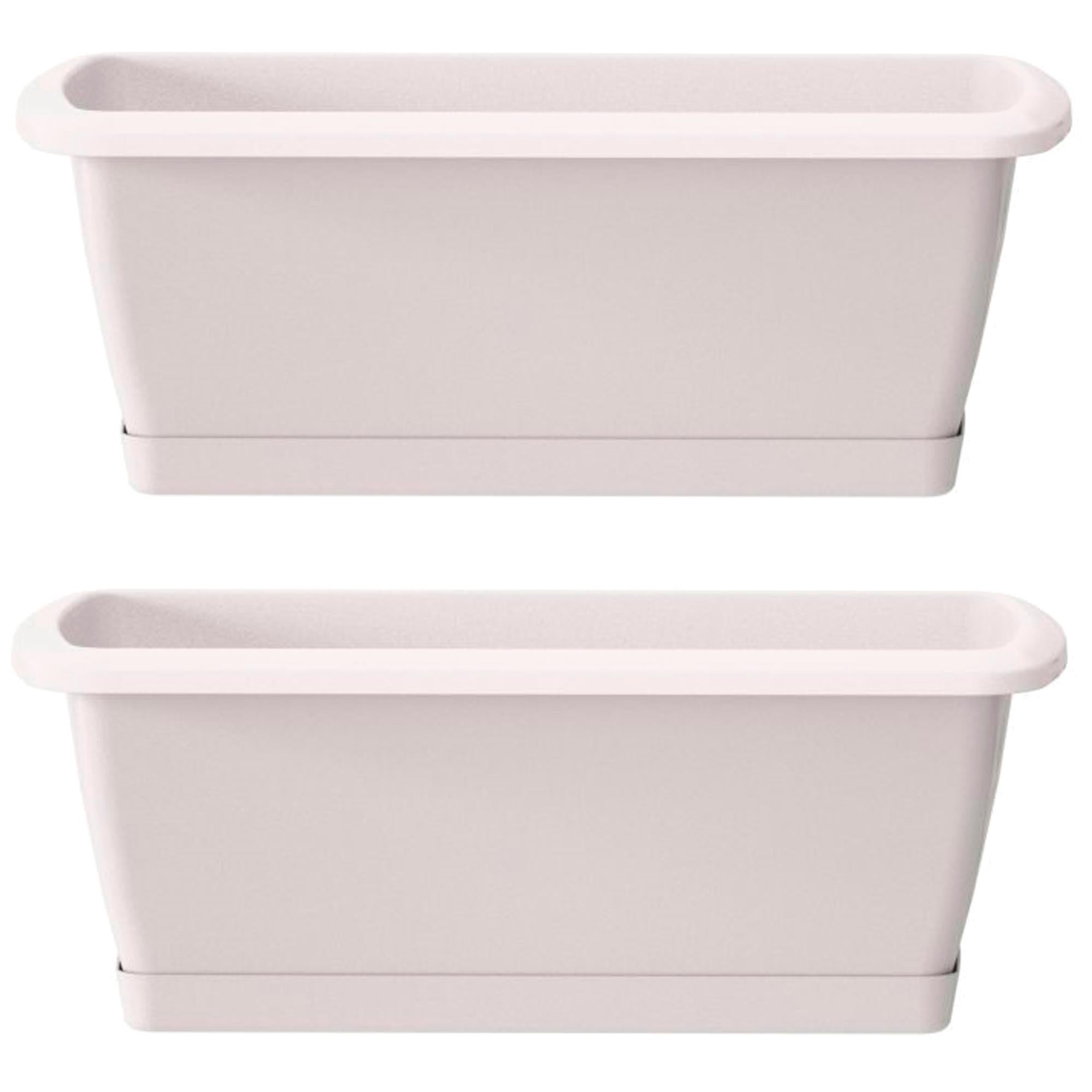 The HC Companies Fioriera in plastica, argilla, 17,8 cm