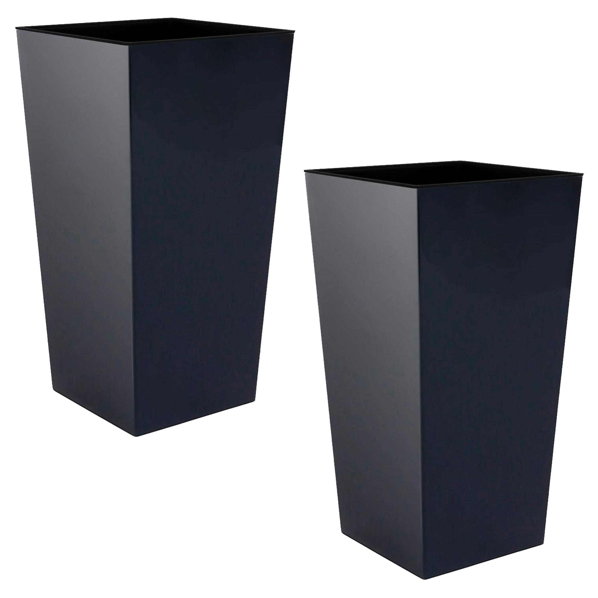 2x URBI HIGH 2 Litres Plastique 12 6 X 20 Cm De Couleur Anthracite 2x-urbi-high-2-litres-plastique-12-6-x-20-cm-de-couleur-anthracite