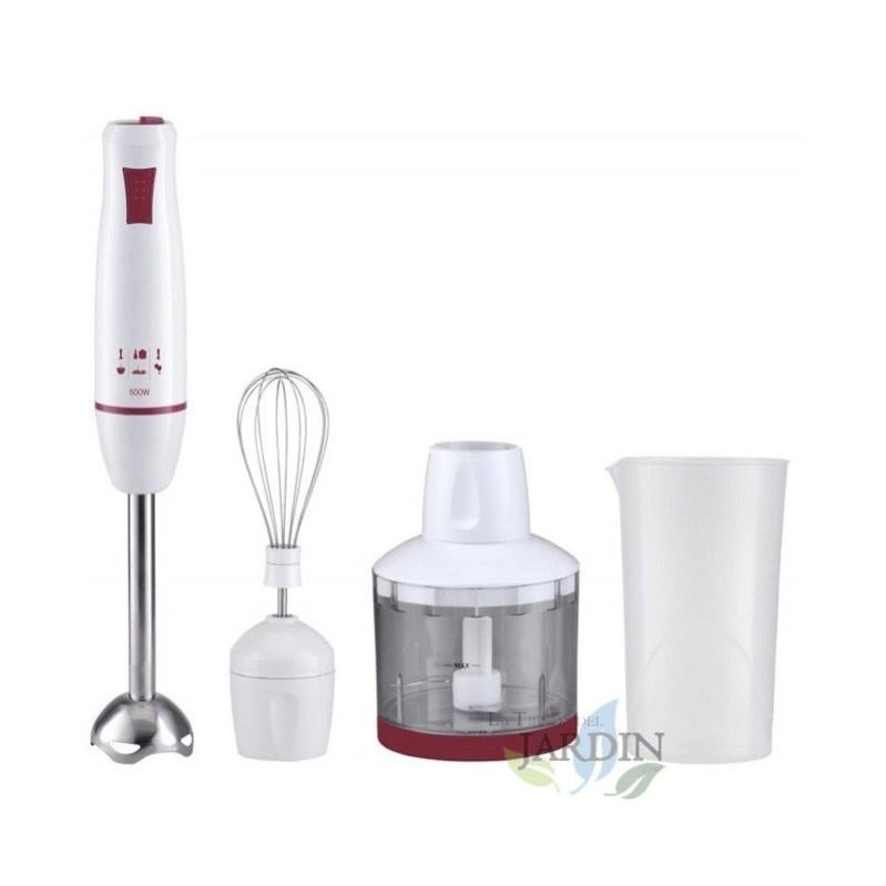 Bosch Mixeur Plongeant ErgoMaster Series 4 - 1000 W - QuattroBlade Pro - Verre Doseur Inclus - MSM4B610
