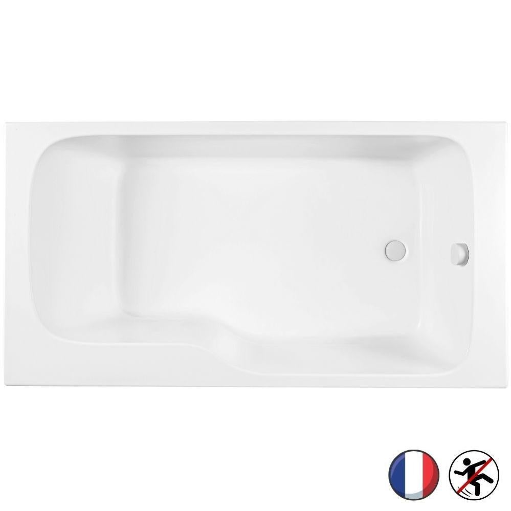 Baignoire bain douche JACOB DELAFON Malice antidérapante, version