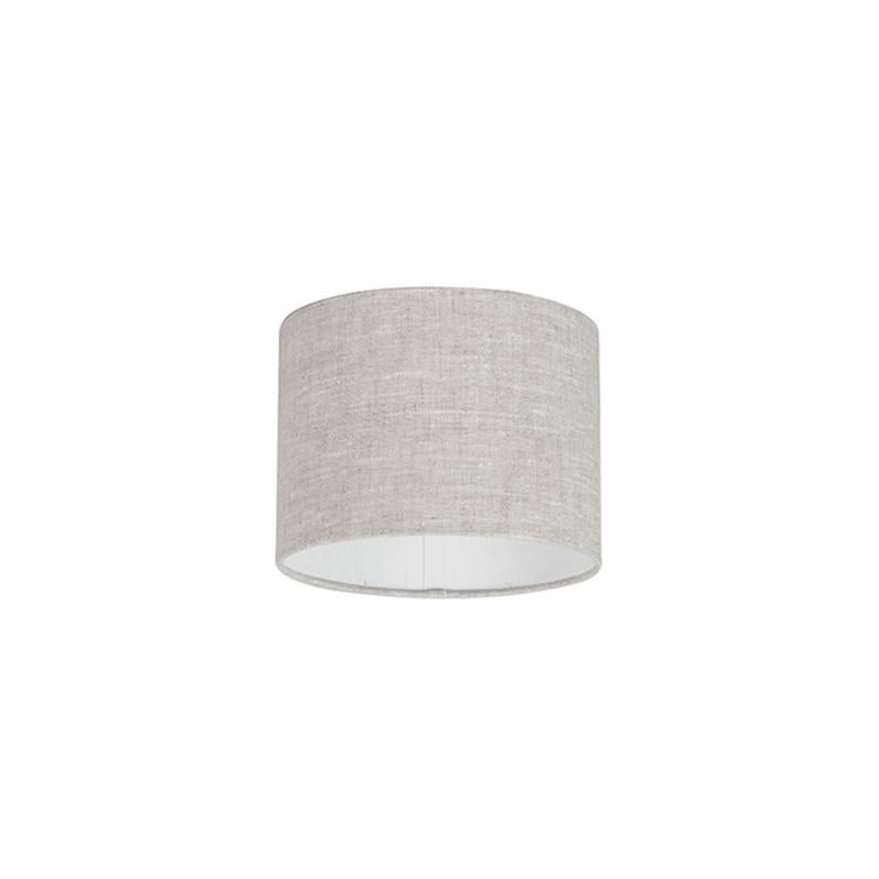 Abat-jour Gris Clair 22cm - Pour Ampoule E14, Design Moderne Et épuré En Polyester