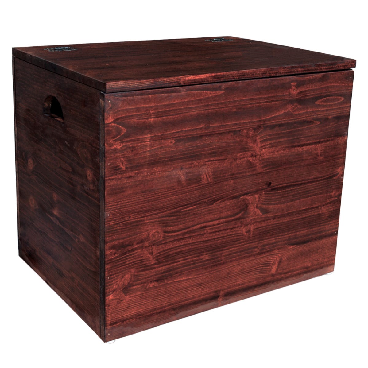 Cassapanca In Legno Massello 45x45x60 Cm - Baule Per Interni/Esterni, Naturale O Colorato - Foto 6