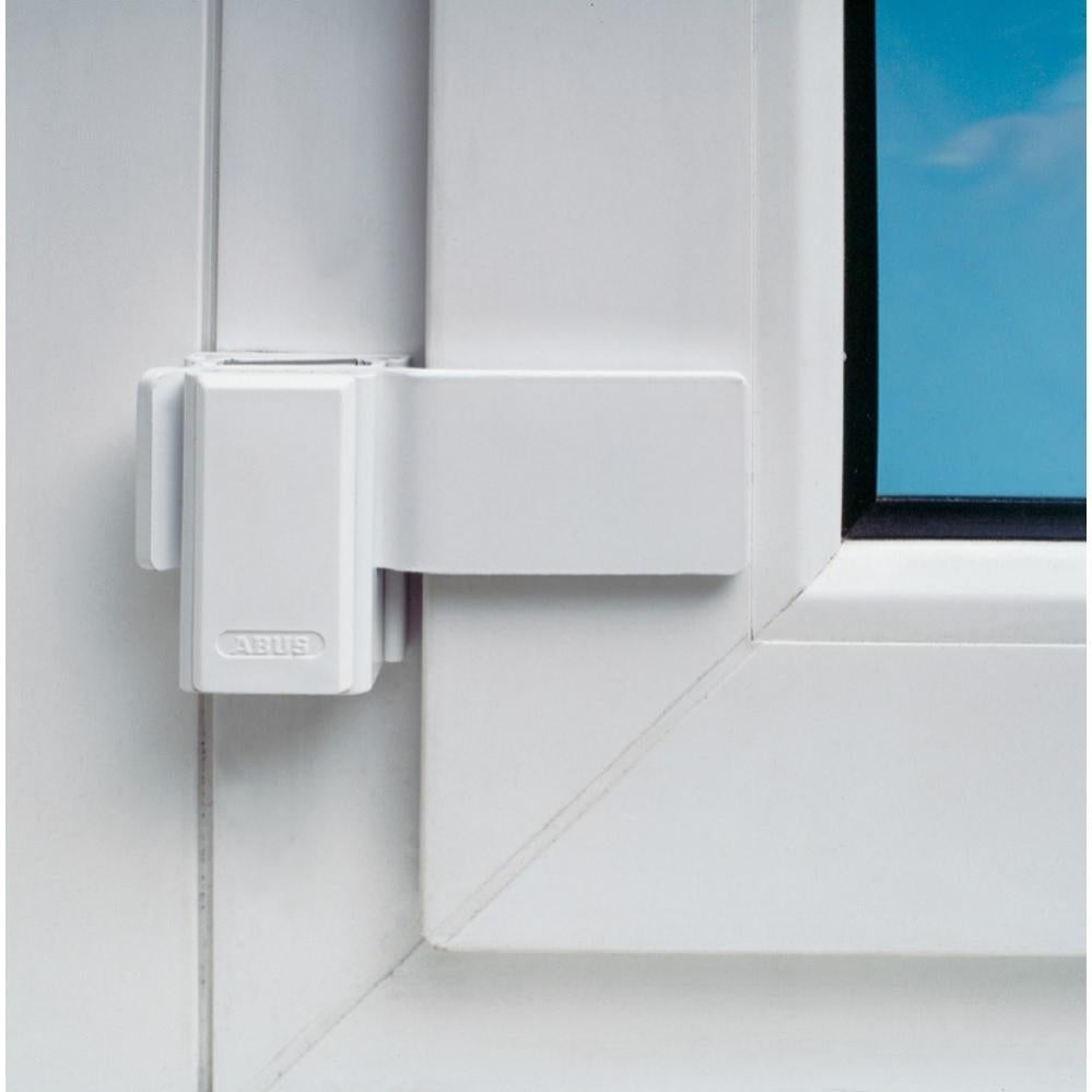 Abus Bloque Fenetre Anti Intrusion Verrouillage Automatique Blanc Sw10 Leroy Merlin