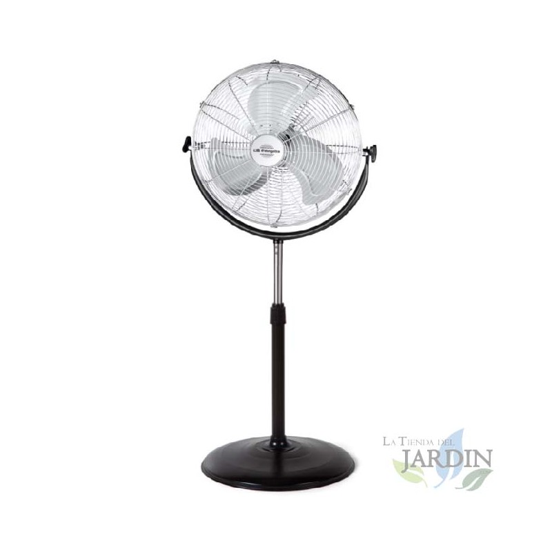 Fanelite - Ventilateur mural 45T-W - Diamètre 45 cm - 3 vitesses - Avec  cordons - Oscillant ou fixe - Professionnel - Fort débit d'air -  Installation