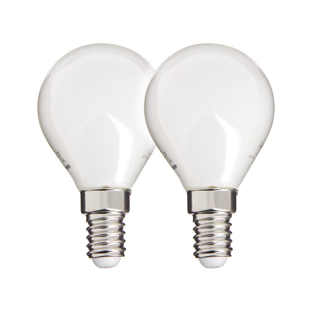 Ampoule LED Filament P45, culot E27, 6,5W cons. (60W eq.), 2700K Blanc Chaud