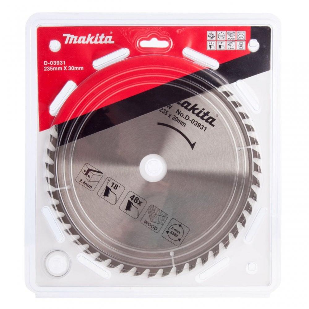 Makita - Lame De Scie Circulaire Carbure 235mm 48 Dents - D-03931 ...