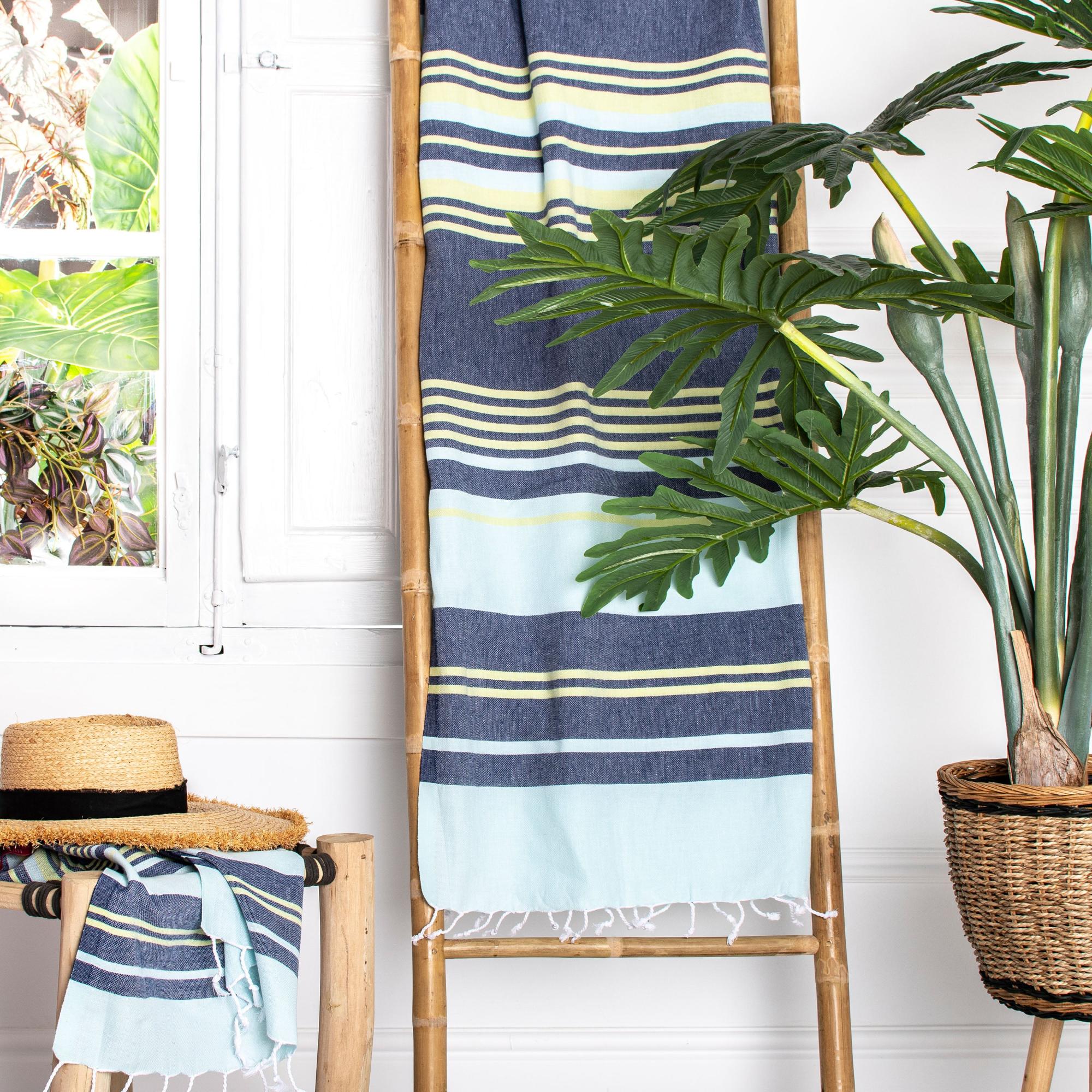 Telo Mare Lucidus 100x180 Cm - 100% Cotone, Leggero E Assorbente | Per Spiaggia, Piscina E Hammam - Foto 8