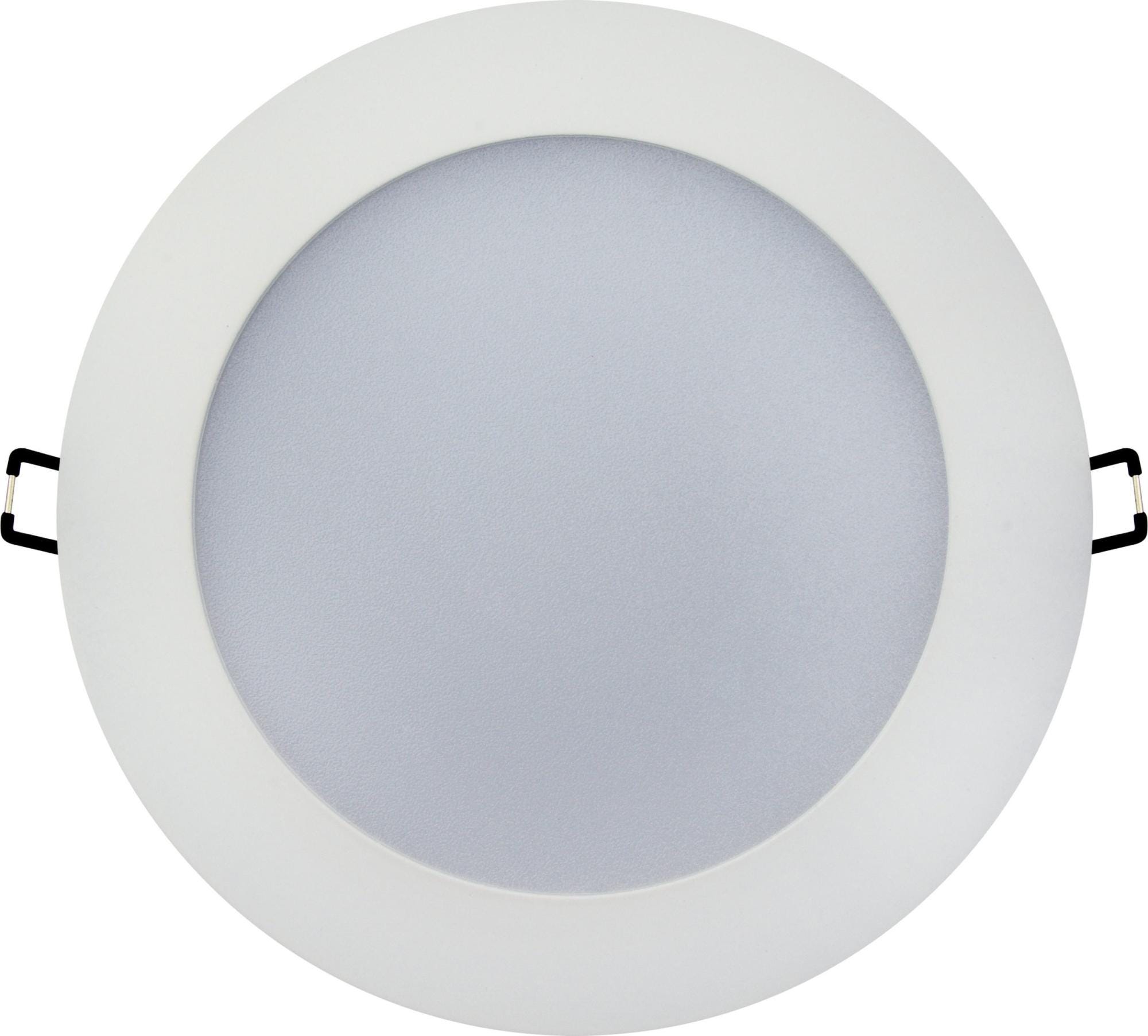 Spot LED downlight rond blanc 15W (Eq. 144W) 6000K Diam 177mm | Leroy ...