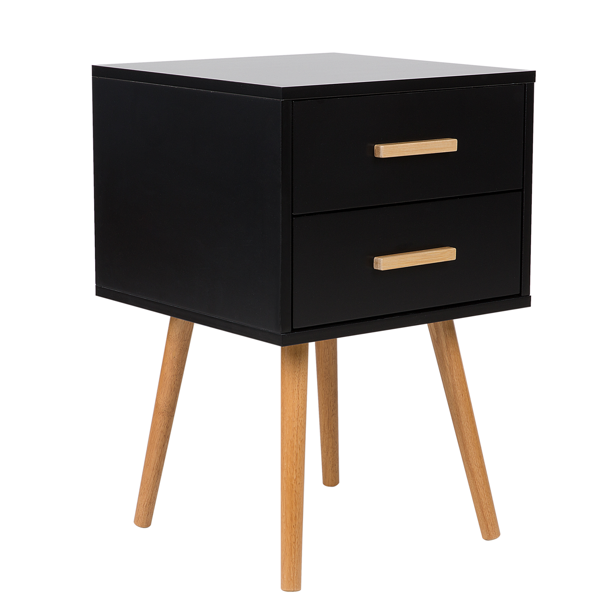 Beliani ALABAMA - Table de chevet - Grijs - MDF