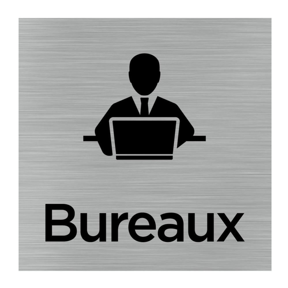 Pictogramme Bureaux (Q1007) Matière Aluminium | Leroy Merlin