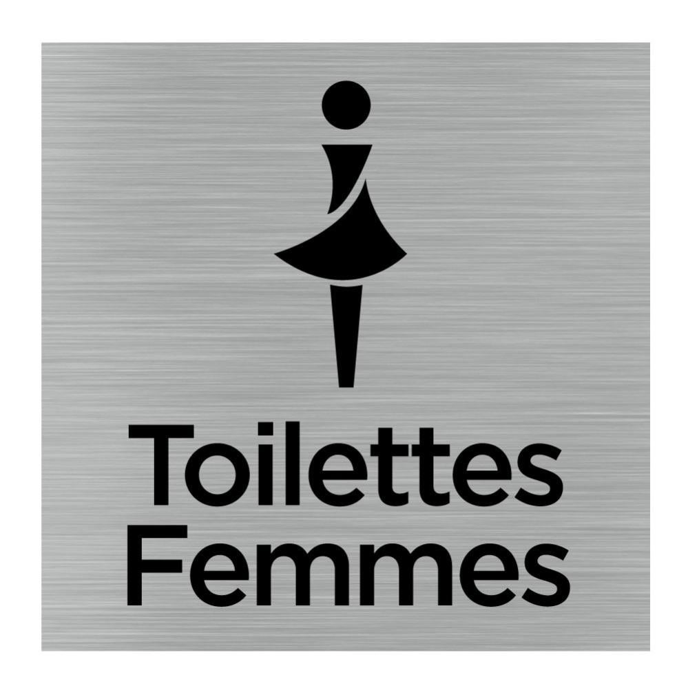 Aluminium WC Toilettes Porte Panneaux Hors Du. • Femme