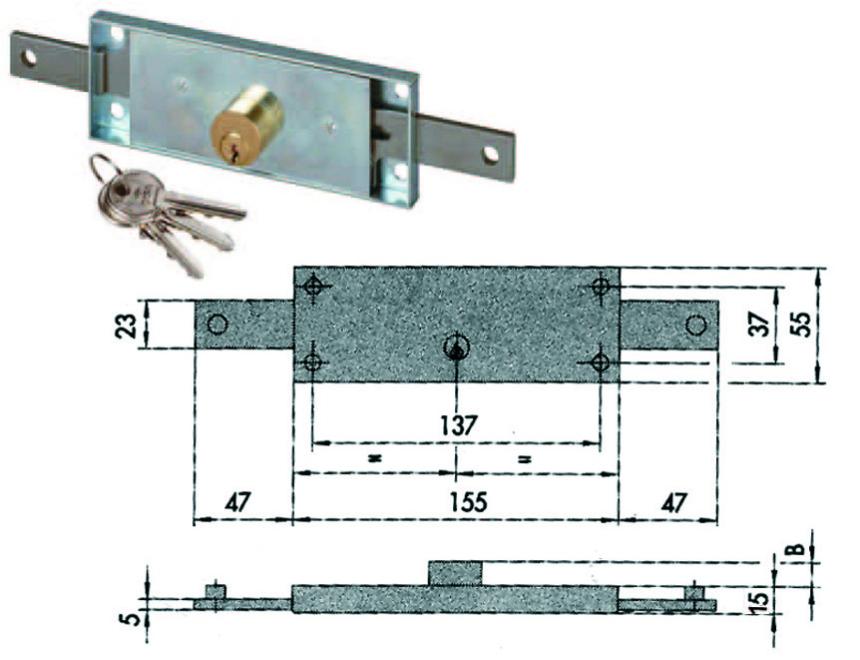 Bocchetta tonda yale in alluminio argento satinato, 2 pezzi | Leroy Merlin