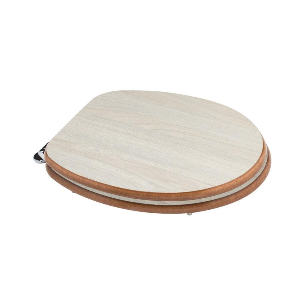 Siège de toilette MDF Couvercle à fermeture en douceur Bambou - Installations salles de bain - Achat & prix