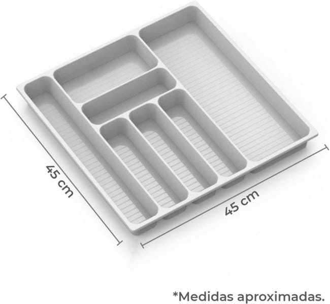 TIENDA EURASIA Organizador Cubiertos para Cajon Cocina Leroy