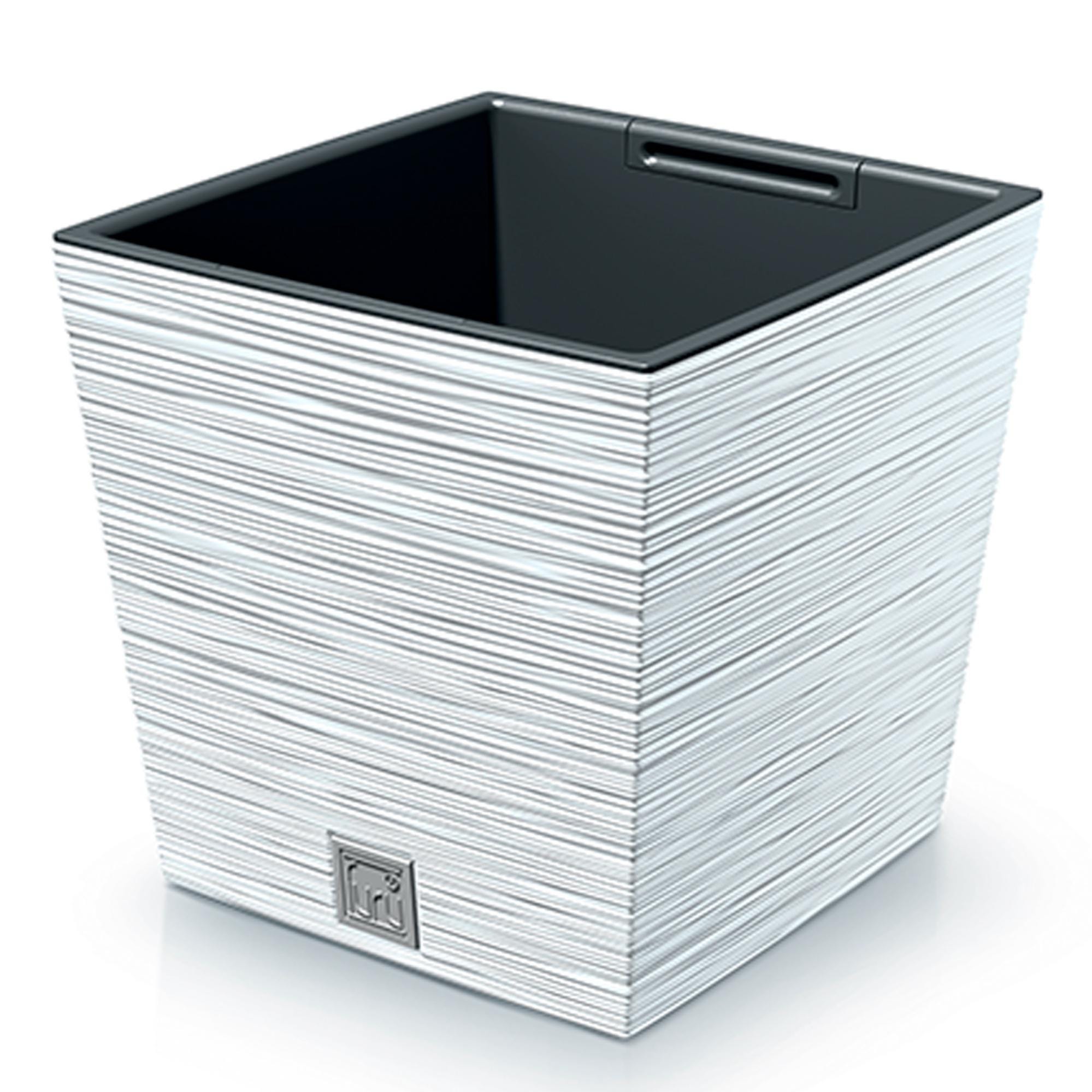Vaso con riserva acqua y ganchos 8L antracita- FURU Vaso con riserva acqua y ganchos 8L antracita- FURU