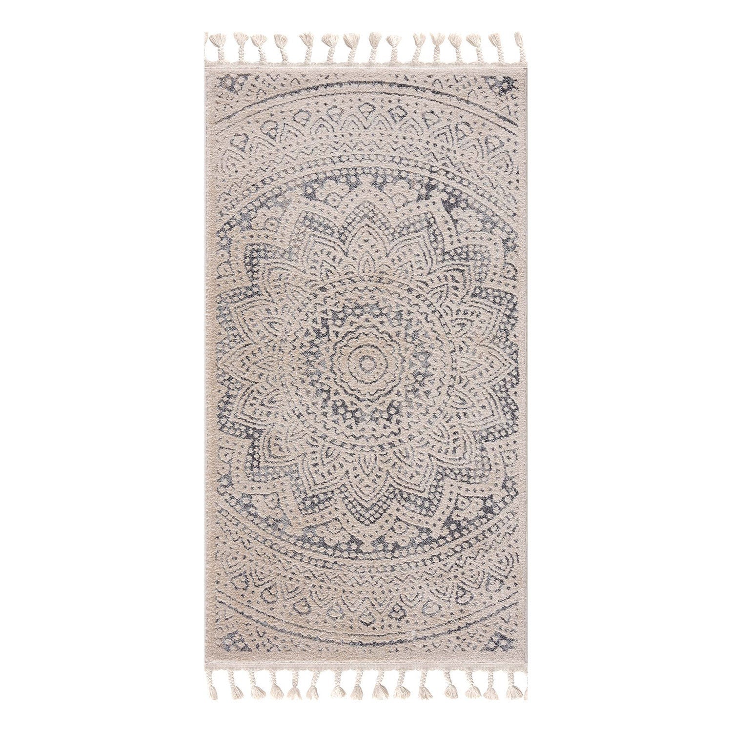 Tapis Scandinave Cercles Raffinés