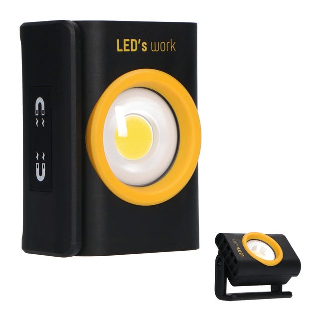 mejilla Respetuoso Peluquero Foco LED de trabajo recargable USB 10W 1000 lm IP65 3000 Ciclos de carga |  Leroy Merlin